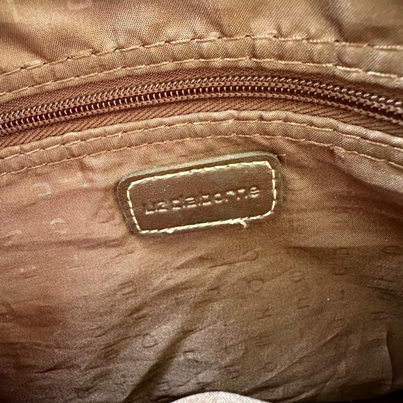 LIZ CLAIBORNE, TOTE BAG IN PLAID FABRIC PATTERN, DOUBLE SHOULDER STRAPS. - Picture 9 of 12